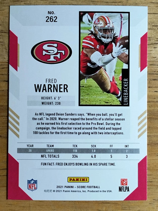 2021 Score #262 Fred Warner