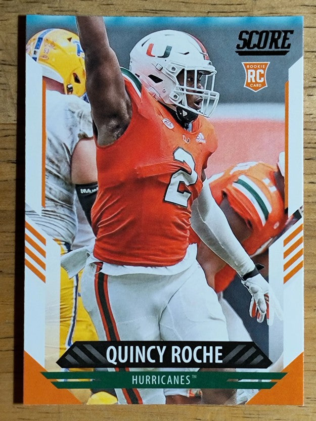 2021 Score #357 Quincy Roche RC