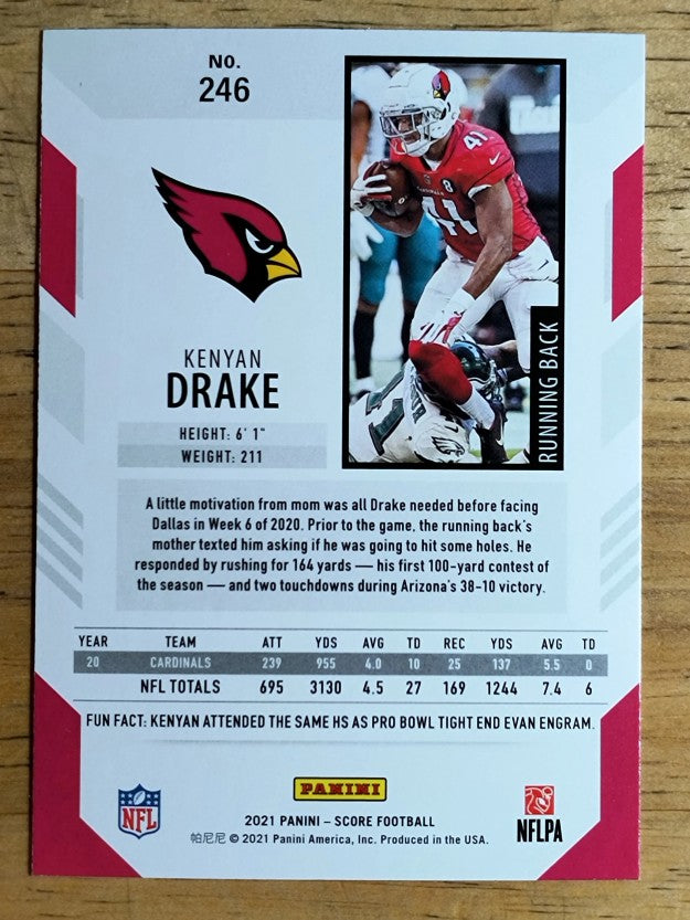 2021 Score #246 Kenyan Drake