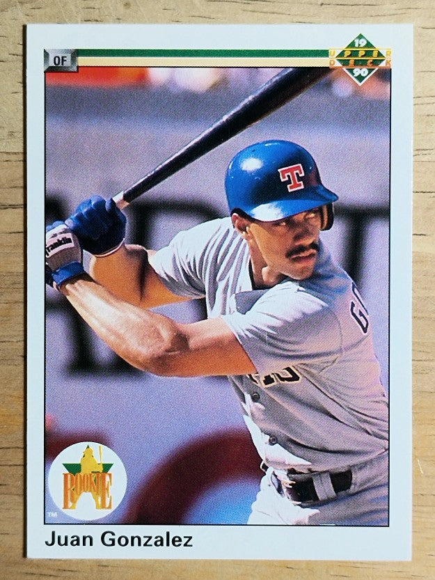 1990 Upper Deck #72 Juan Gonzalez RC