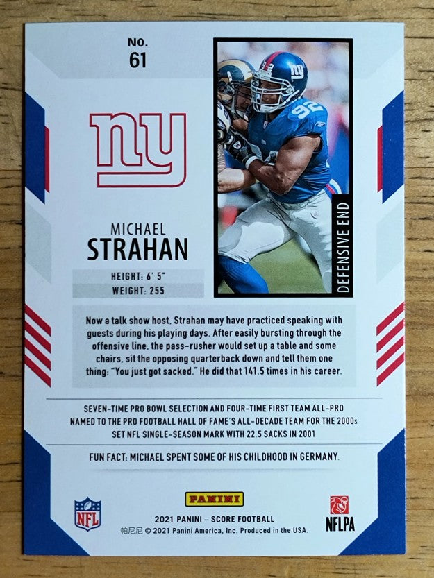 2021 Score #61 Michael Strahan