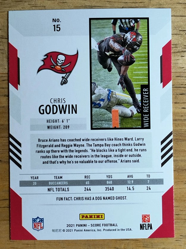 2021 Score #15 Chris Godwin
