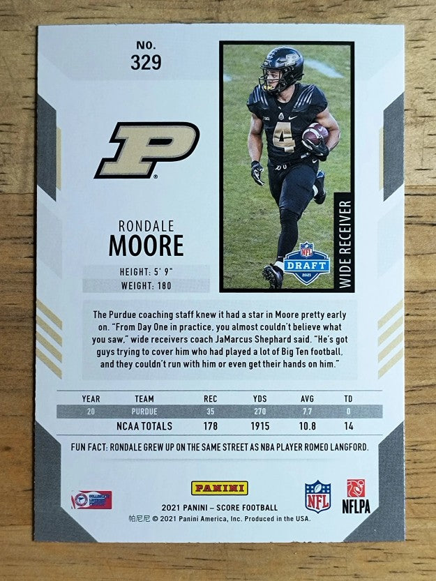 2021 Score #329 Rondale Moore RC