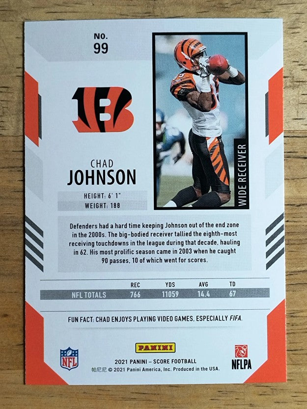2021 Score #99 Chad Johnson