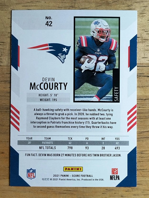 2021 Score #42 Devin McCourty