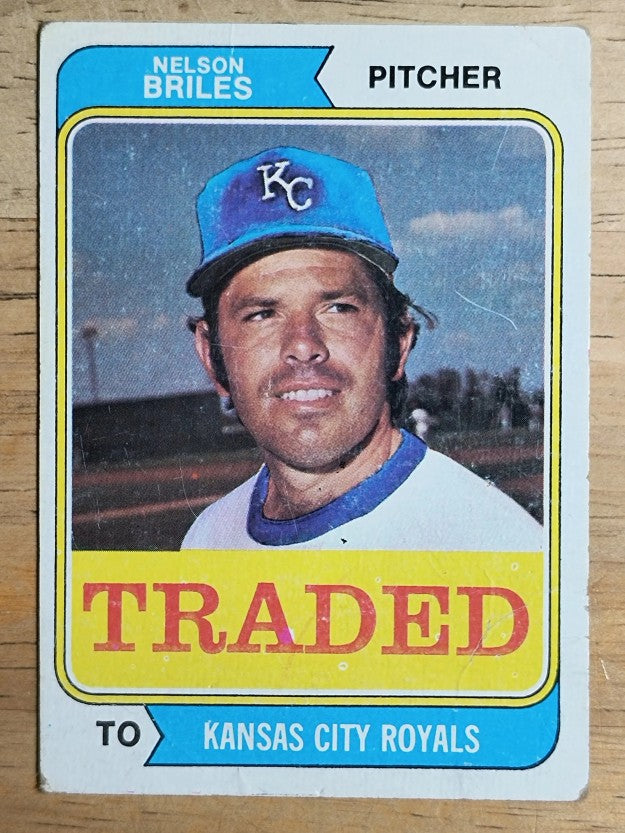 1974 Topps Traded #123T Nelson Briles (POOR)