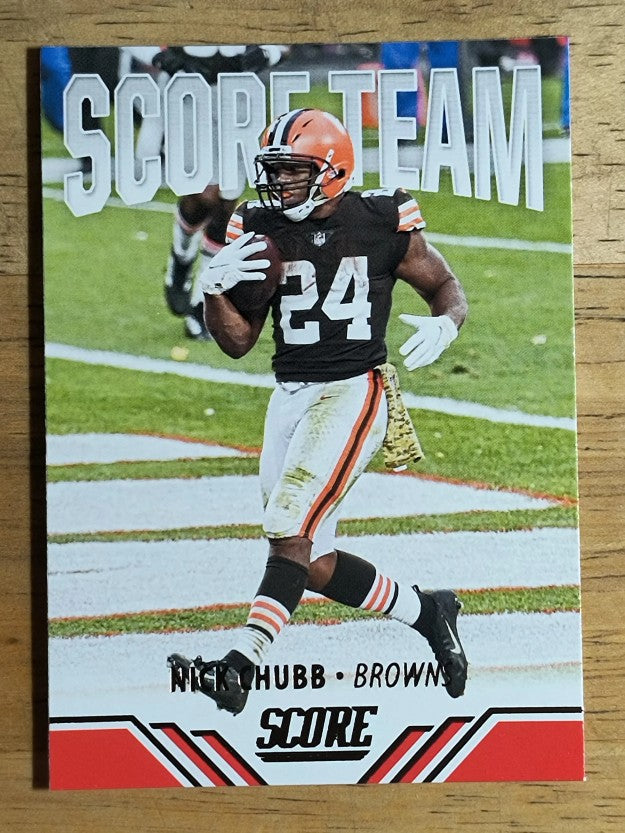 2021 Score Score Team #9 Nick Chubb