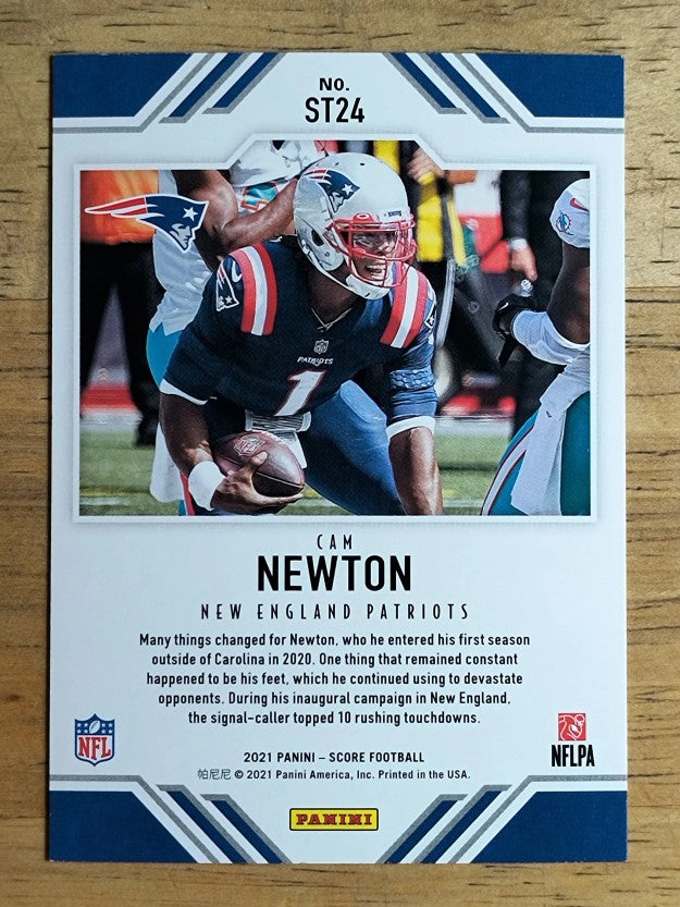2021 Score Score Team #24 Cam Newton