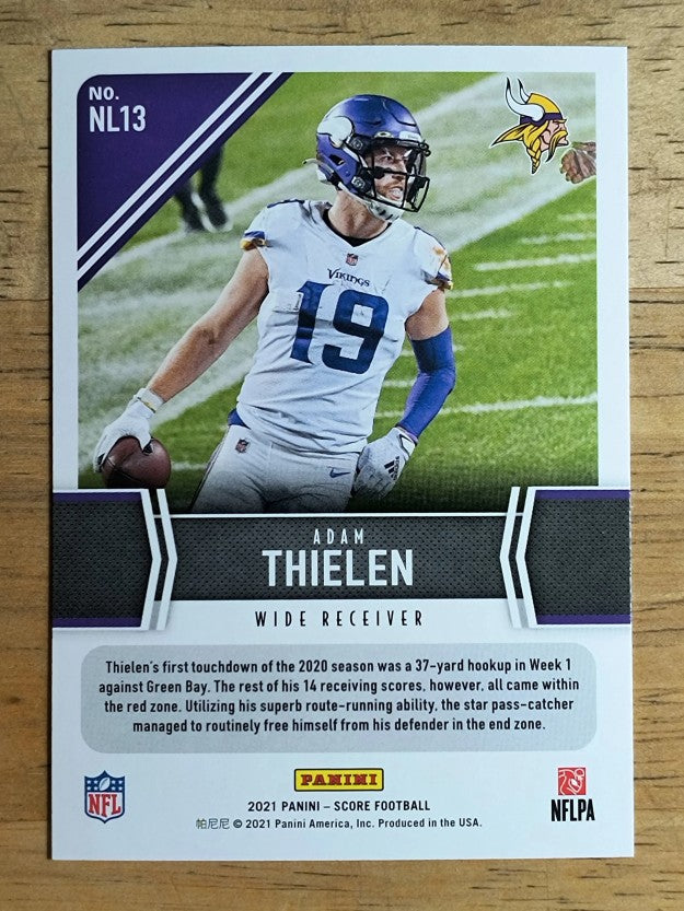 2021 Score Next Level Stats #13 Adam Thielen