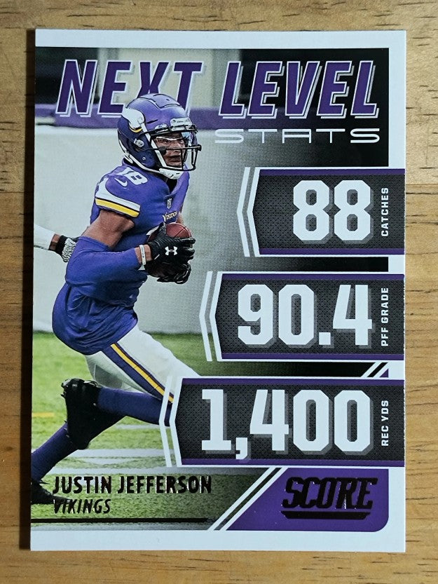 2021 Score Next Level Stats #23 Justin Jefferson