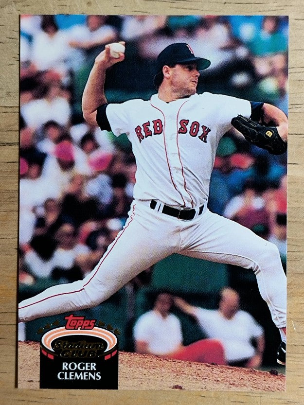 1992 Stadium Club #80 Roger Clemens