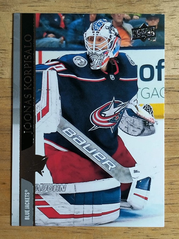 2020-21 Upper Deck #308 Joonas Korpisalo