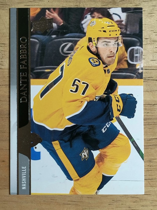 2020-21 Upper Deck #356 Dante Fabbro