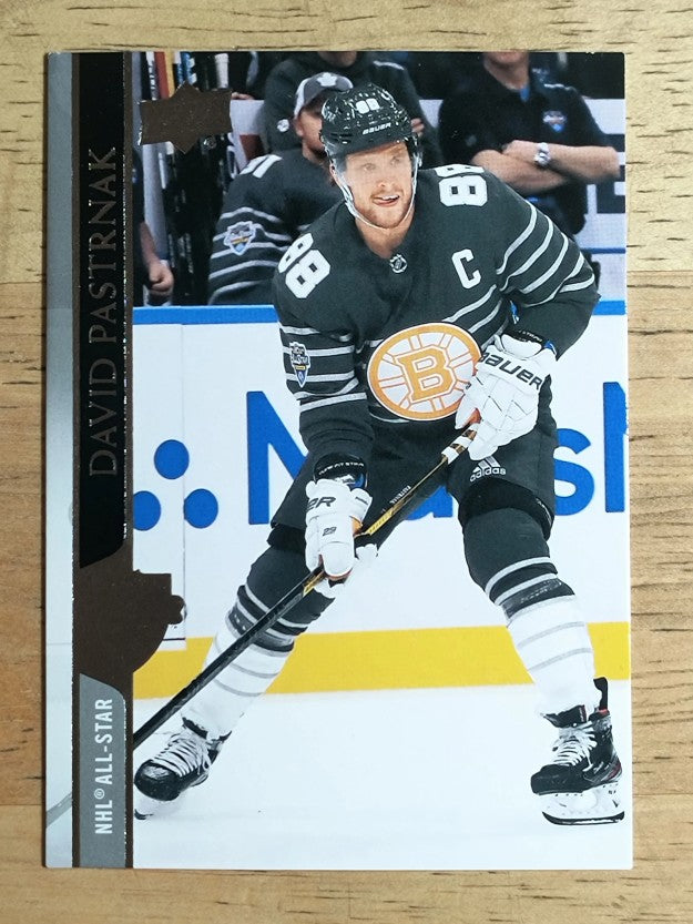 2020-21 Upper Deck #695 David Pastrnak AS