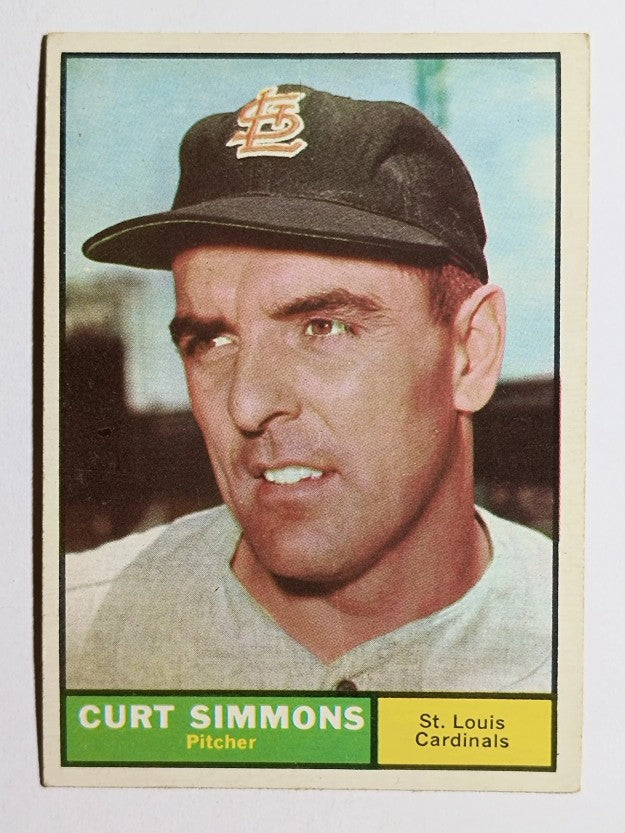 1961 Topps #11 Curt Simmons (EX)
