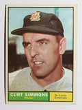 1961 Topps #11 Curt Simmons (EX)