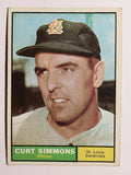 1961 Topps #11 Curt Simmons (VGEX)