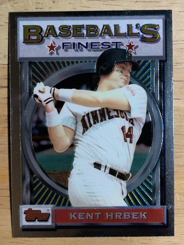 1993 Finest #117 Kent Hrbek