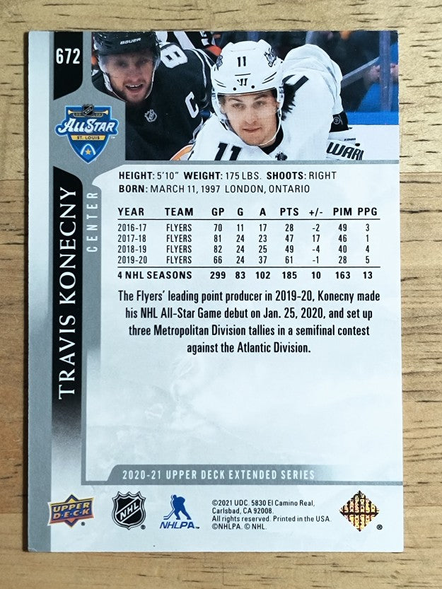 2020-21 Upper Deck #672 Travis Konecny AS