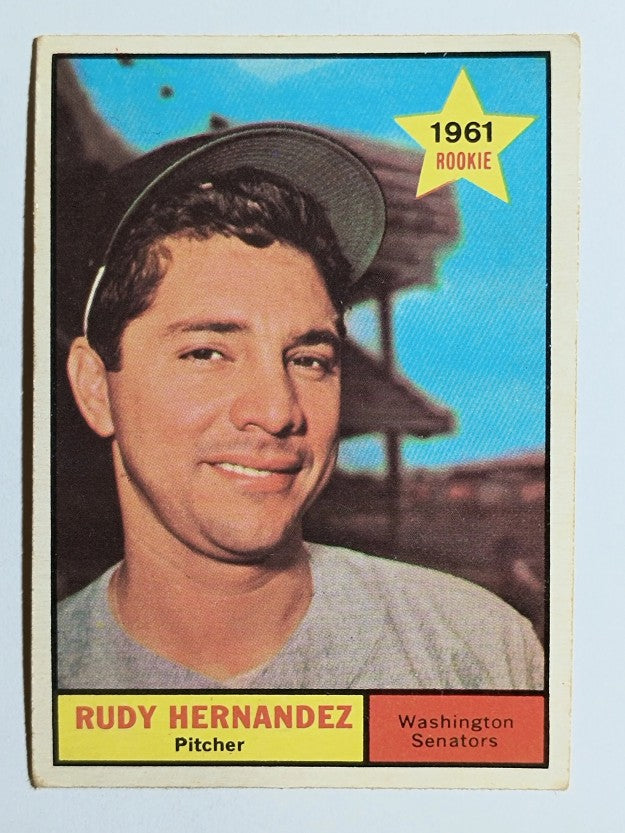 1961 Topps #229 Rudy Hernandez RC (VGEX)