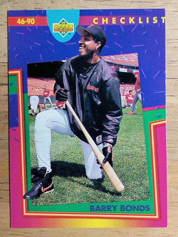 1993 Fun Pack #222 Barry Bonds CL