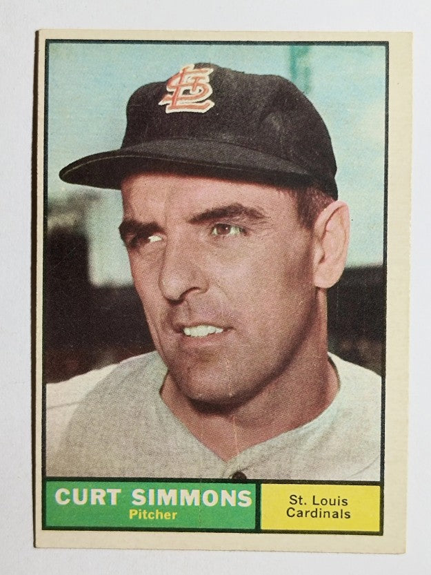 1961 Topps #11 Curt Simmons (EX)