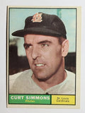1961 Topps #11 Curt Simmons (EX)