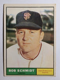 1961 Topps #31 Bob Schmidt (VGEX)