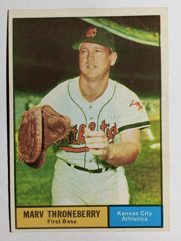 1961 Topps #57 Marv Throneberry (EX)