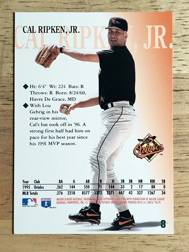 1996 Circa #8 Cal Ripken