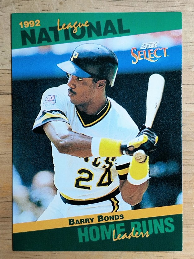 1993 Select Stat Leaders #29 Barry Bonds