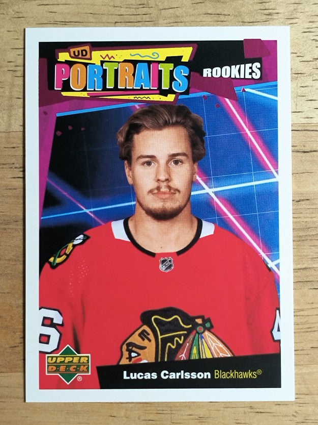 2020-21 Upper Deck UD Portraits #P96 Lucas Carlsson