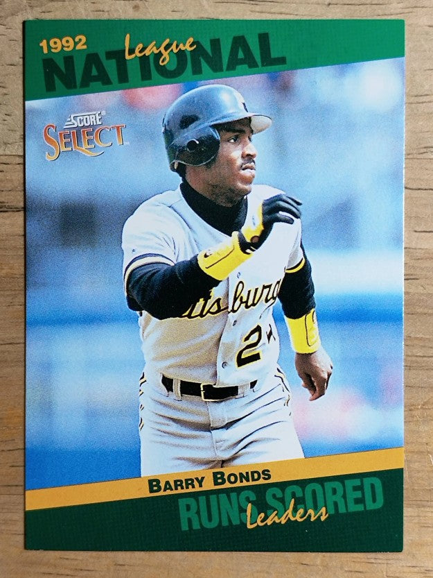 1993 Select Stat Leaders #40 Barry Bonds