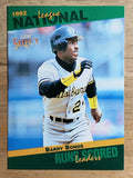 1993 Select Stat Leaders #40 Barry Bonds