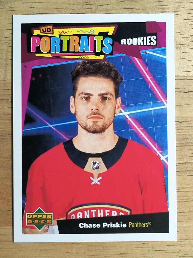 2020-21 Upper Deck UD Portraits #P53 Chase Priskie