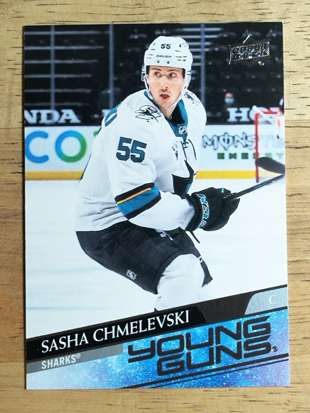2020-21 Upper Deck #718 Sasha Chmelevski YG RC