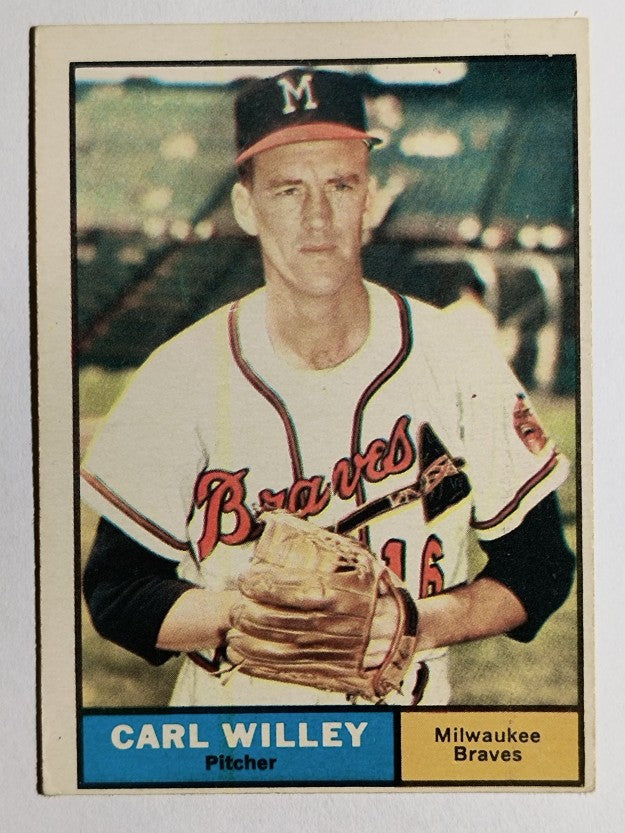 1961 Topps #105 Carl Willey (VGEX)