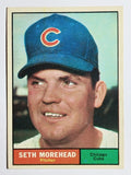 1961 Topps #107 Seth Morehead (EX)