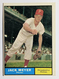 1961 Topps #111 Jack Meyer (VGEX)