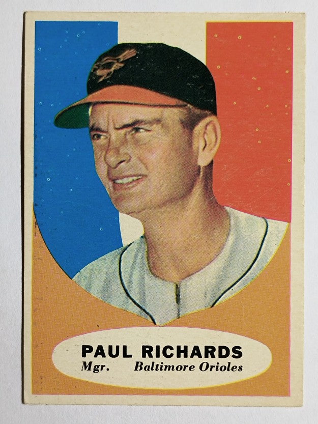 1961 Topps #131 Paul Richards MG (EX)