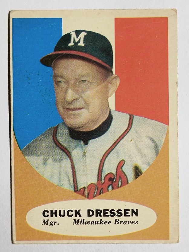 1961 Topps #137 Chuck Dressen MG (VG)
