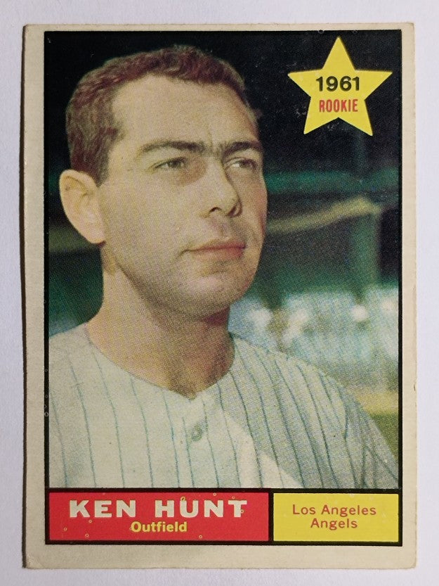 1961 Topps #156 Ken Hunt (VG)