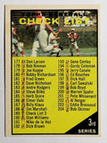 1961 Topps #189A Checklist 3/Copyright symbol almost adjacent to 263 (VG)