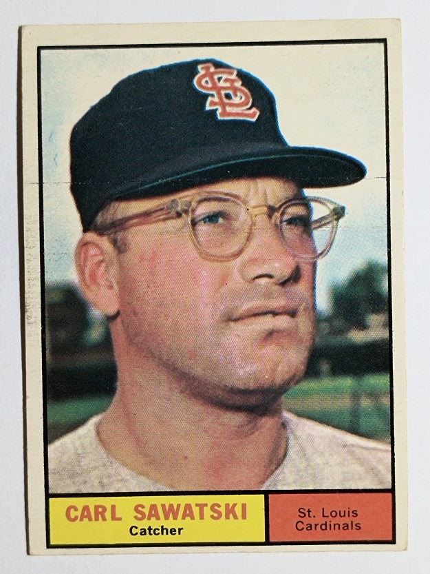 1961 Topps #198 Carl Sawatski (EX)