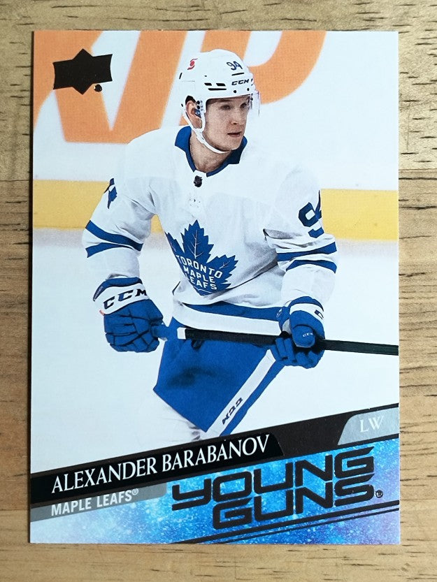 2020-21 Upper Deck #485 Alexander Barabanov YG RC