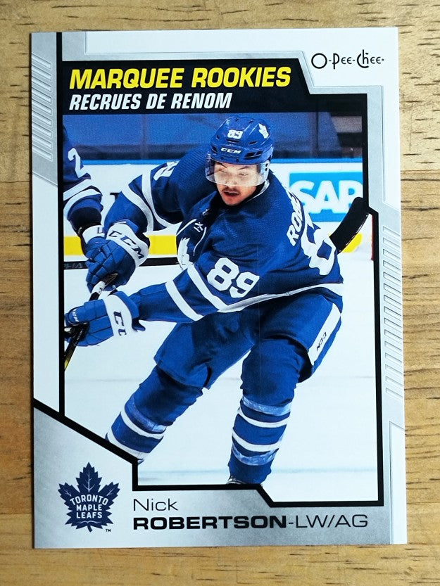 2020-21 O-Pee-Chee #627 Nick Robertson RC