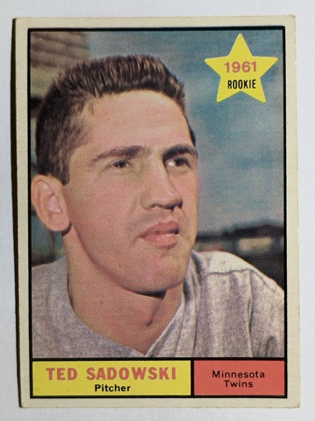 1961 Topps #254 Ted Sadowski RC (EX)