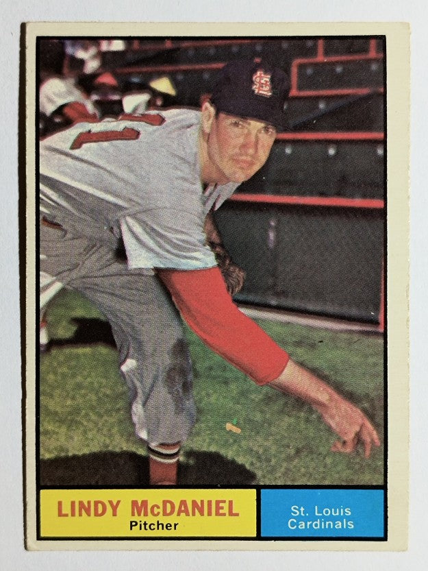 1961 Topps #266 Lindy McDaniel (EX)