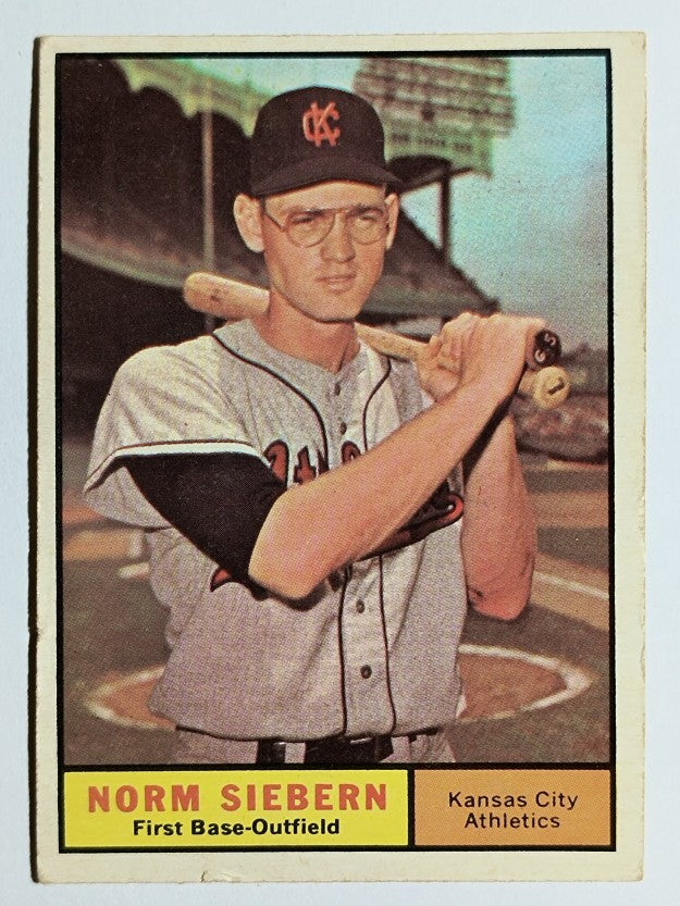 1961 Topps #267 Norm Siebern (VGEX)