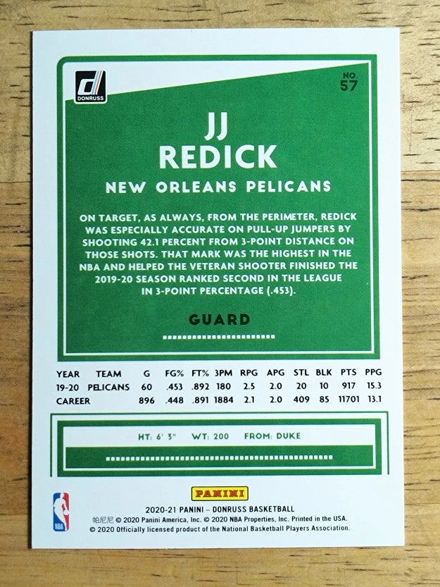 2020-21 Donruss #57 JJ Redick